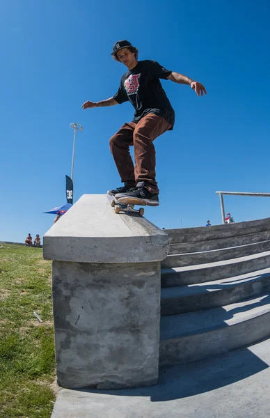 Thiago Monteiro durante o DC Skate Challenge — Fotografia de Stock