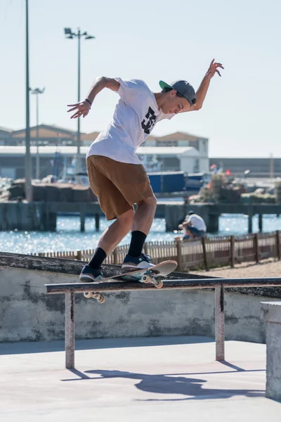 Gustavo Ribeiro podczas Dc Skate Challenge — Zdjęcie stockowe