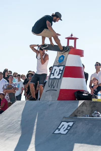 Pedro Roseiro tijdens de Dc Skate Challenge — Stockfoto