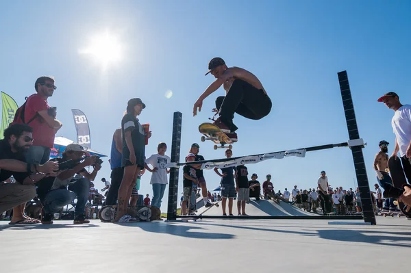 Jorge Simoes durante la DC Skate Challenge — Foto Stock