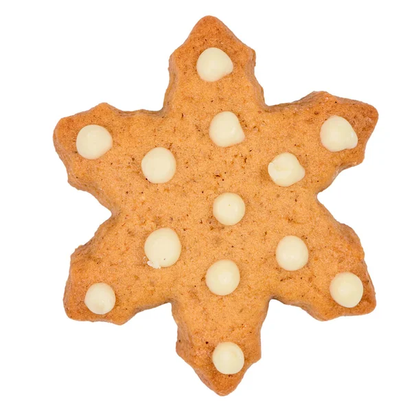 Tasty Homemade Christmas Cookie White Background — Stock Photo, Image