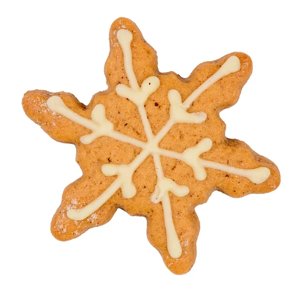 Tasty Homemade Christmas Cookie White Background — Stock Photo, Image