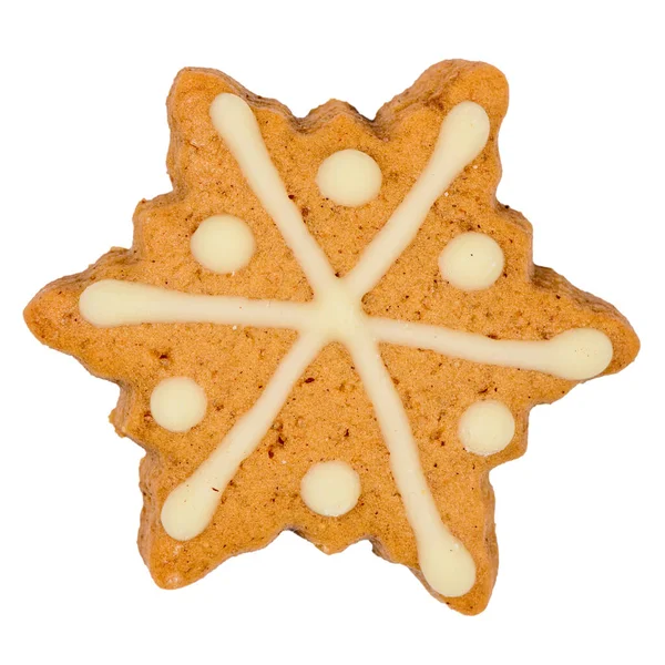 Tasty Homemade Christmas Cookie White Background — Stock Photo, Image