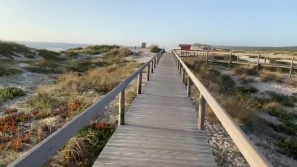 Vista Panorâmica Andar Bicicleta Ovar Portugal Apresenta Uma Ampla Vista — Vídeo de Stock