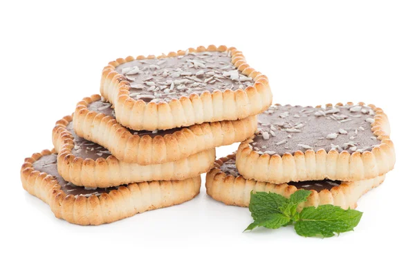 Chocolade taart koekjes — Stockfoto