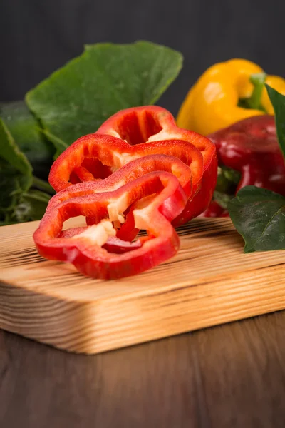 Farbige Paprika — Stockfoto