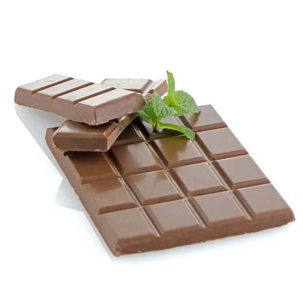 Closeup detail of chocolate — Stock Photo, Image