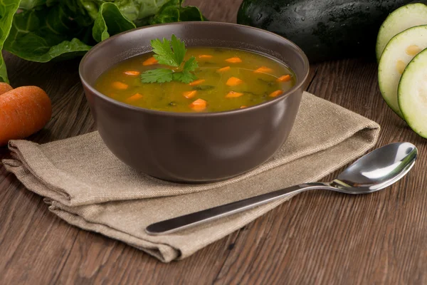 Suppe mit Gemüse — Stockfoto