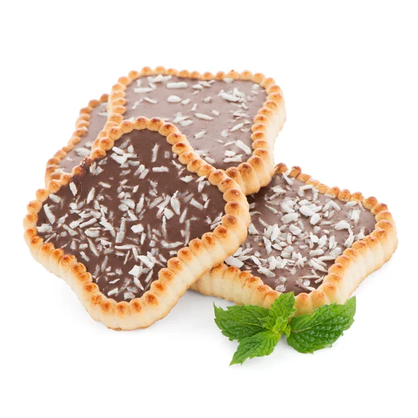 Chocolade taart koekjes — Stockfoto