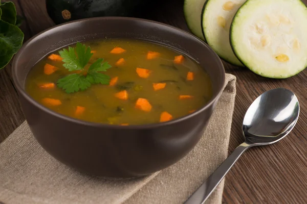 Soup with vegetables — Stock Photo, Image
