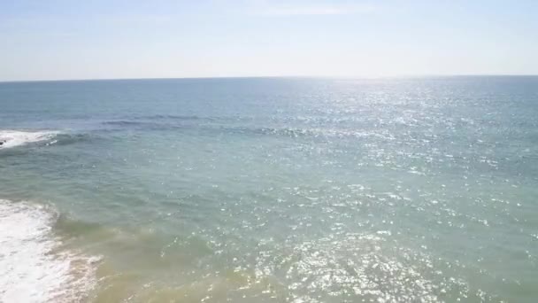 Пляж Maria Luisa в Албуфейре, Португалия — стоковое видео