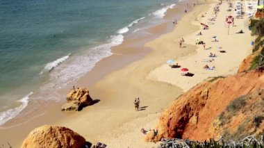 Olhos de agua beach Albufeira, Portekiz