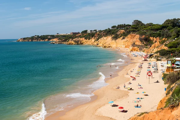 Olhos de agua beach Albufeira, Portekiz — Stok fotoğraf