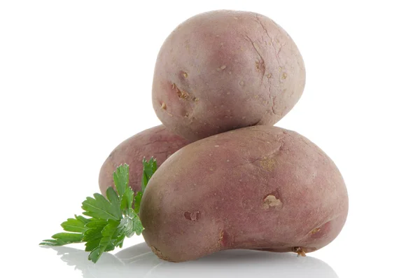 Röd potatis — Stockfoto