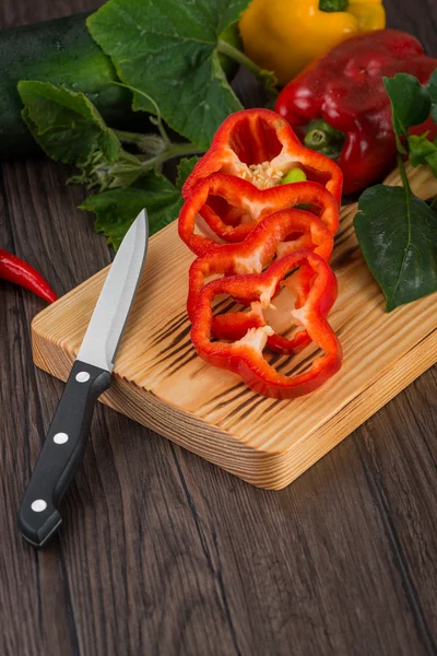 Colored bell peppers — Stock Photo, Image