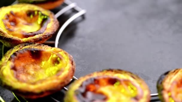 Pastello de nata — Video Stock