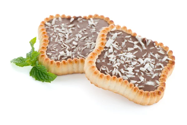 Çikolata tart kurabiye — Stok fotoğraf