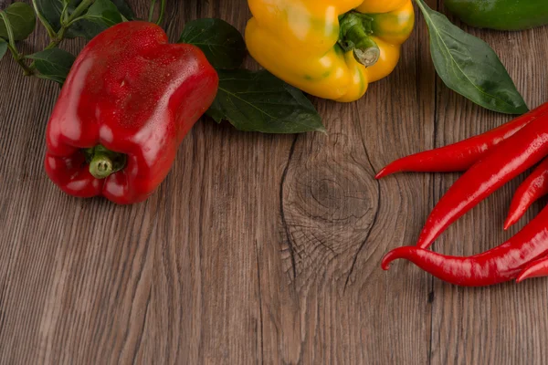 Colored bell peppers — Stock Photo, Image