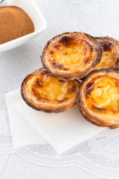 Egg tarts — Stock Photo, Image