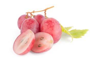 Bir sürü kırmızı üzüm.