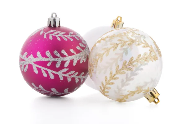 Karácsonyi dekorációs labdák — Stock Fotó
