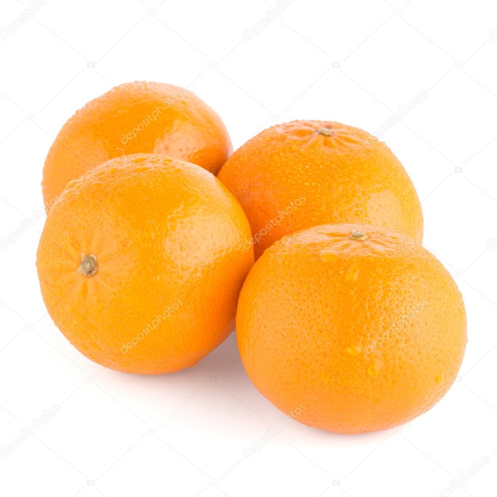 Ripe tangerines or mandarins