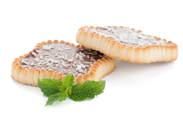 Kekse aus Schokolade — Stockfoto