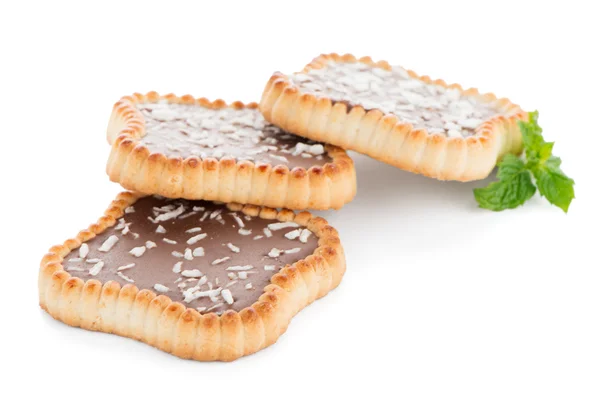 Čokoládové dortíky soubory cookie — Stock fotografie