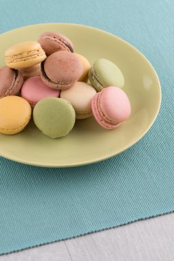 renkli macaroons