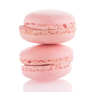 renkli Fransız macarons