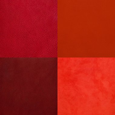 El kırmızı deri örnekleri