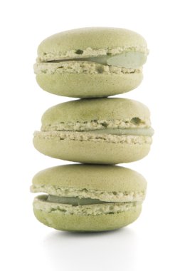renkli Fransız macarons