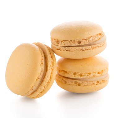 Renkli Fransız kurabiyeleri.