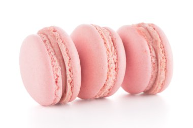 renkli Fransız macarons