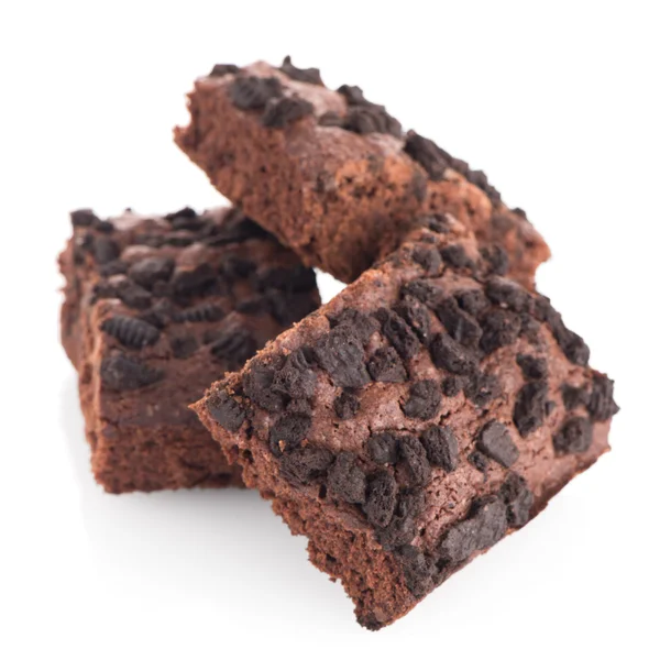 Chocolade brownie taart — Stockfoto