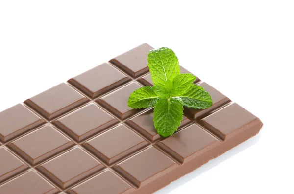 Detalhe close-up de chocolate — Fotografia de Stock