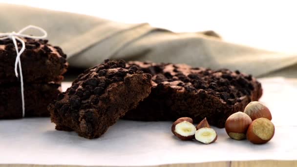 Brownies au chocolat savoureux — Video