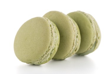 renkli Fransız macarons