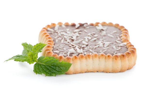 Çikolatalı tart kurabiye — Stok fotoğraf