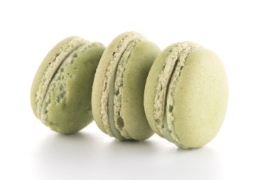 renkli Fransız macarons