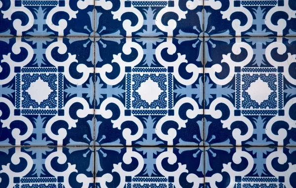 Azulejos tradicionais portugueses — Fotografia de Stock