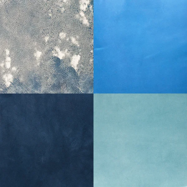 El mavi deri örnekleri — Stok fotoğraf