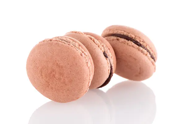 Farbenfrohe französische Macarons — Stockfoto