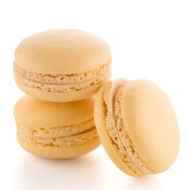 renkli Fransız macarons