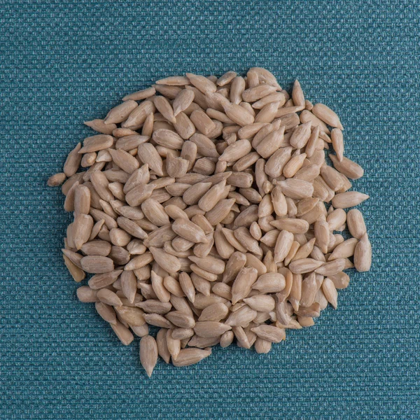 Cerchio di semi di girasole sgusciati — Foto Stock