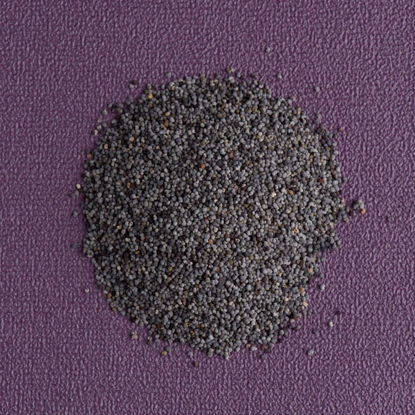 Circle of poppy seeds — Stock Photo, Image