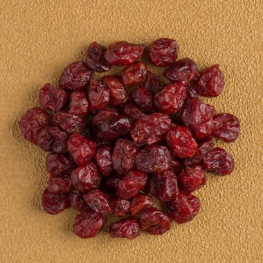 Kurutulmuş cranberries çemberi