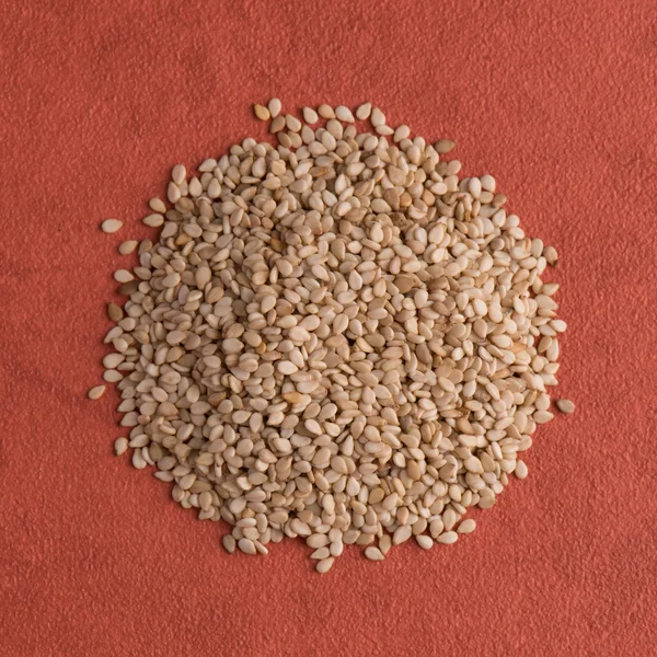 Circle of sesame seeds — Stock Photo, Image