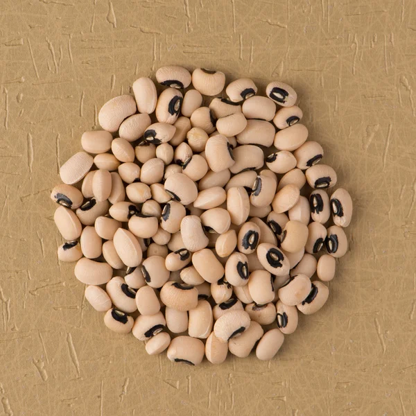 Circle of white beans — Stock Photo, Image