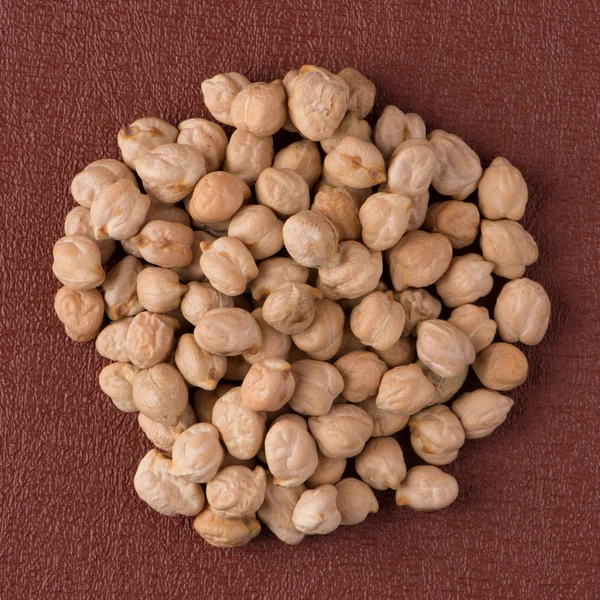 Circle of chickpeas — Stock Photo, Image